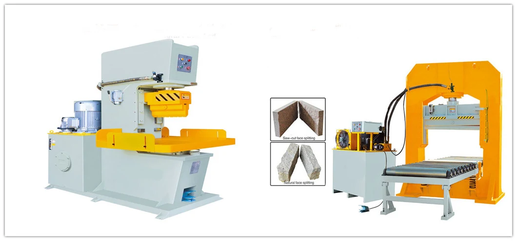 Wisdom Guillotine Hydraulic Splitting Stone Block Machine for Cutting Granite Marble Cube Kerbstone with Low Consumption