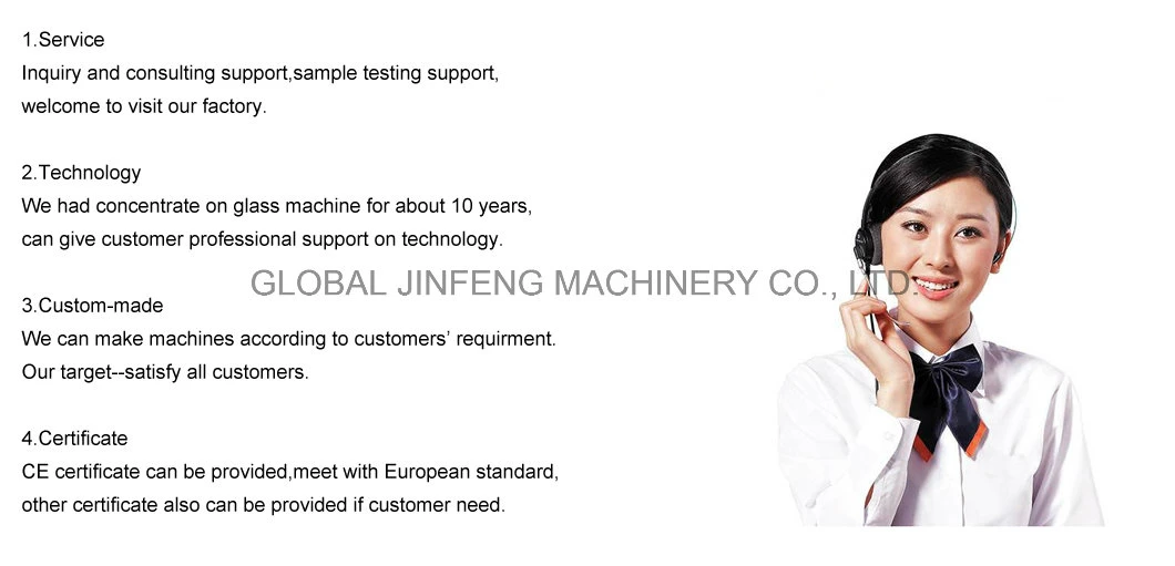 Simple Manual Glass Sand Belt Polishing and Grinding Machine for Small Glass (JFSD3)
