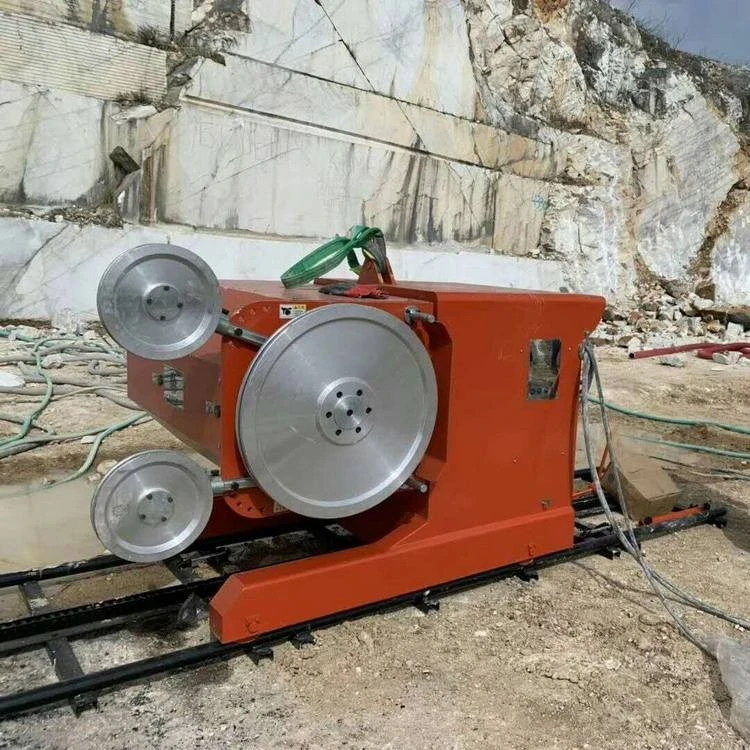 High Cutting Speed Diamond Wire Saw Machine for Marble Quarry Mining