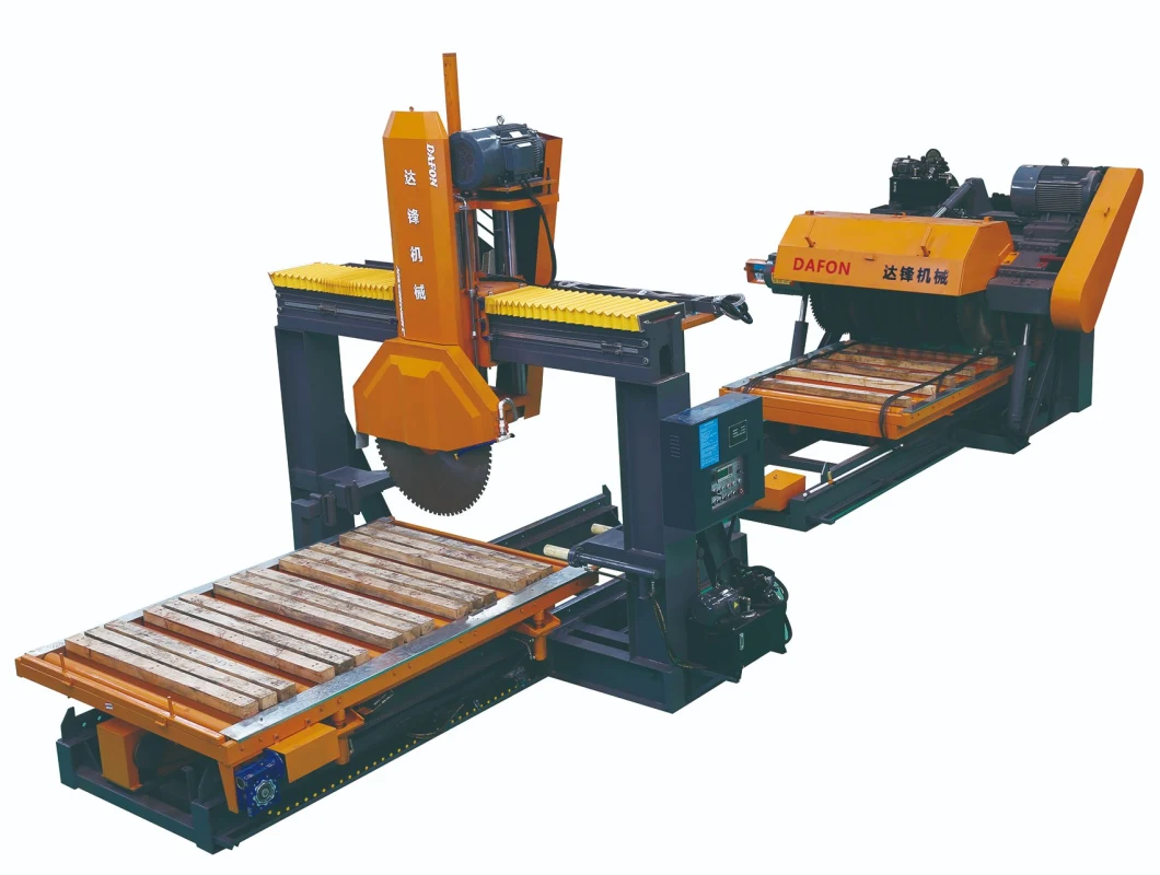 Dafon High-Efficiency Automatic Hard Kerbstone Cutter/ Curb Stone Cutting Machine for Processing Marble/Granite with Factory Price