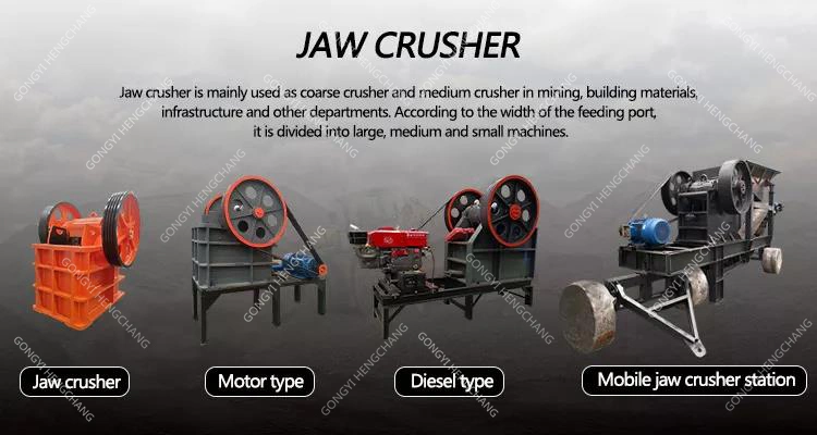 Hot Selling Mining Machinery Mobile Portable Mini Small Rock Stone Mine Crushing Quarry Limestone Ore Gold Widely Used Hydraulic Jaw Crusher Machine for Sale