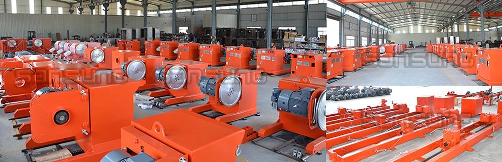 55kw/75HP Diamond Wire Saw Cutting Machine for Granite and Marble Stone Quarry Mining