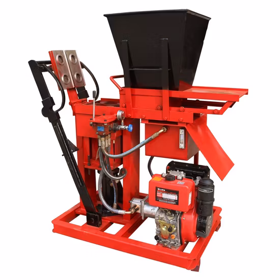 Xm 2-25 Semi Automatic Block Machine Commercial Use Block Making Machine Make Bricks, Stone by Clay, Soil or Any Other Materials