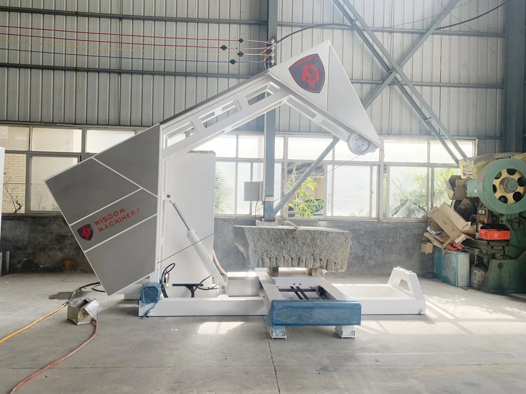 Wisdom Automatic Portable Rock Wire Saw Stone Cutting Machine for Block Squaring and Slabs Cutting
