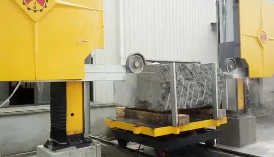 Block Stone Diamond Cutting Granite Multi Wire Saw Machine
