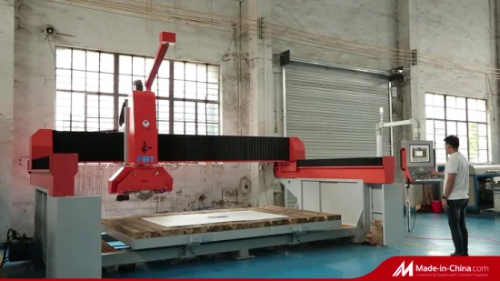 Integrated Stone 3 Axis Bridge Saw Cutting Machine for Marble and Granite Slab Cutting